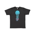 thumbnail image 1 of Inktastic Blue Jellyfish, Cute Jellyfish With Pink Ribbons T-Shirt, 1 of 5