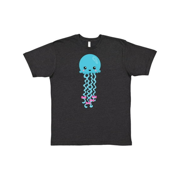 Inktastic Blue Jellyfish, Cute Jellyfish With Pink Ribbons T-Shirt