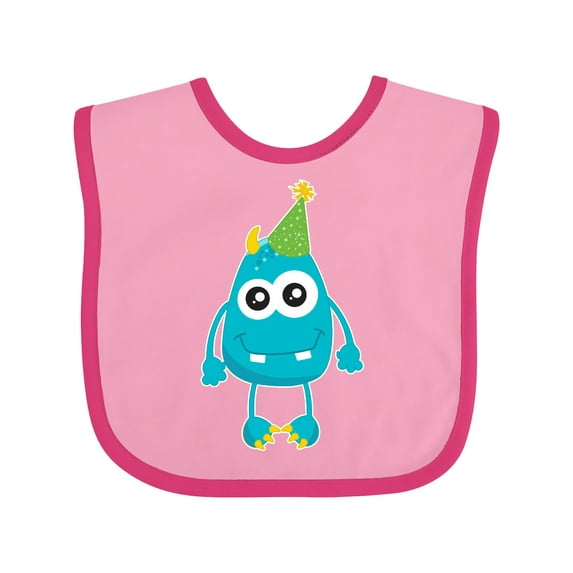 Inktastic Blue Monster Boys or Girls Baby Bib