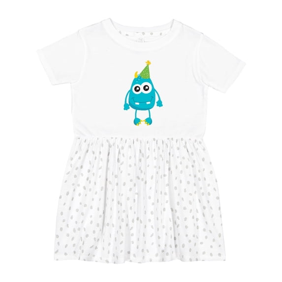 Inktastic Blue Monster Girls Toddler Dress