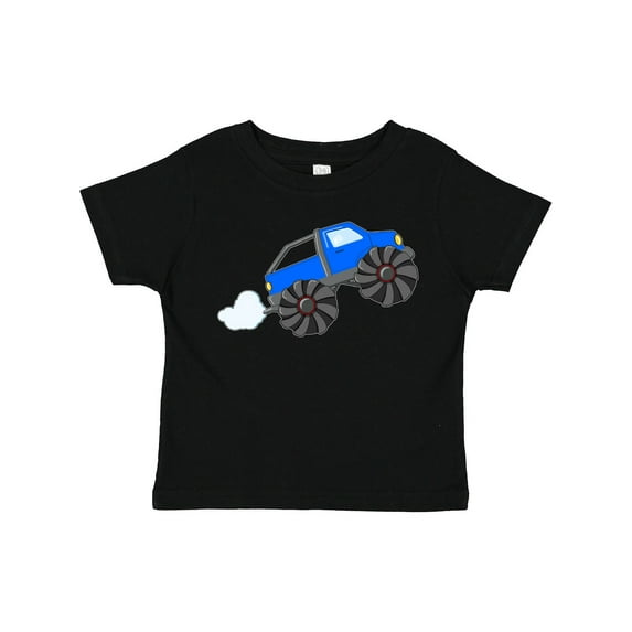 Inktastic Blue Monster Truck Action Boys or Girls Toddler T-Shirt