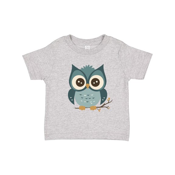 Inktastic Blue Owl on Tree Branch Boys or Girls Toddler T-Shirt