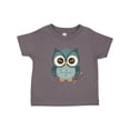 thumbnail image 1 of Inktastic Blue Owl on Tree Branch Boys or Girls Toddler T-Shirt, 1 of 5