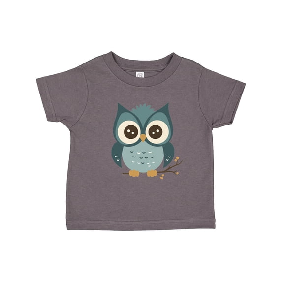 Inktastic Blue Owl on Tree Branch Boys or Girls Toddler T-Shirt