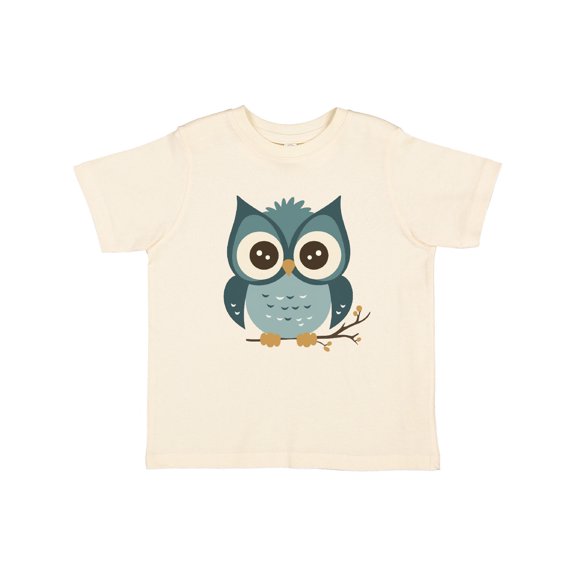 Inktastic Blue Owl on Tree Branch Boys or Girls Toddler T-Shirt
