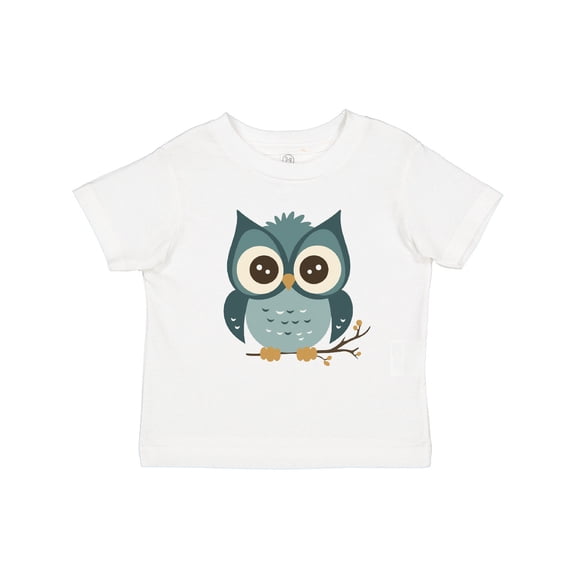 Inktastic Blue Owl on Tree Branch Boys or Girls Toddler T-Shirt