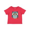 thumbnail image 1 of Inktastic Blue Owl on Tree Branch Boys or Girls Toddler T-Shirt, 1 of 5