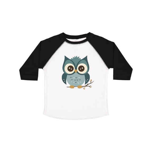 Inktastic Blue Owl on Tree Branch Boys or Girls Toddler T-Shirt