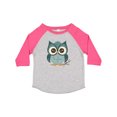 thumbnail image 1 of Inktastic Blue Owl on Tree Branch Boys or Girls Toddler T-Shirt, 1 of 5