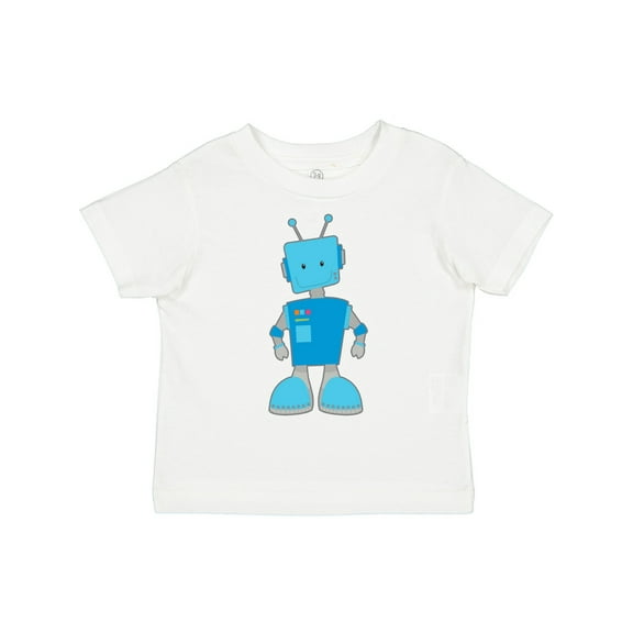 Inktastic Blue Robot Boys or Girls Toddler T-Shirt