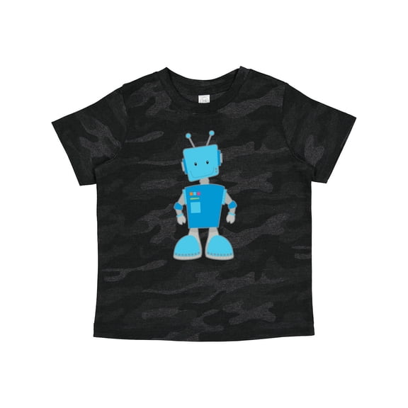 Inktastic Blue Robot Boys or Girls Toddler T-Shirt