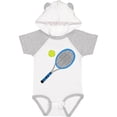 thumbnail image 1 of Inktastic Blue Tennis Racket and Ball Boys or Girls Baby Bodysuit, 1 of 5