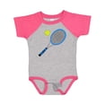 thumbnail image 1 of Inktastic Blue Tennis Racket and Ball Boys or Girls Baby Bodysuit, 1 of 5
