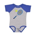 thumbnail image 1 of Inktastic Blue Tennis Racket and Ball Boys or Girls Baby Bodysuit, 1 of 5
