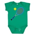 thumbnail image 1 of Inktastic Blue Tennis Racket and Ball Boys or Girls Baby Bodysuit, 1 of 5