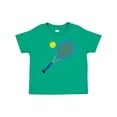 thumbnail image 1 of Inktastic Blue Tennis Racket and Ball Boys or Girls Baby T-Shirt, 1 of 5