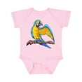 thumbnail image 1 of Inktastic Blue and Gold Macaw Parrot Boys or Girls Baby Bodysuit, 1 of 5