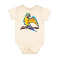 thumbnail image 1 of Inktastic Blue and Gold Macaw Parrot Boys or Girls Baby Bodysuit, 1 of 5