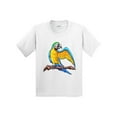 thumbnail image 1 of Inktastic Blue and Gold Macaw Parrot Youth T-Shirt, 1 of 5