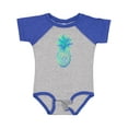 thumbnail image 1 of Inktastic Blue and Green Pineapple Boys or Girls Baby Bodysuit, 1 of 5
