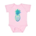 thumbnail image 1 of Inktastic Blue and Green Pineapple Boys or Girls Baby Bodysuit, 1 of 5