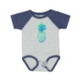 thumbnail image 1 of Inktastic Blue and Green Pineapple Boys or Girls Baby Bodysuit, 1 of 5
