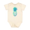 thumbnail image 1 of Inktastic Blue and Green Pineapple Boys or Girls Baby Bodysuit, 1 of 5