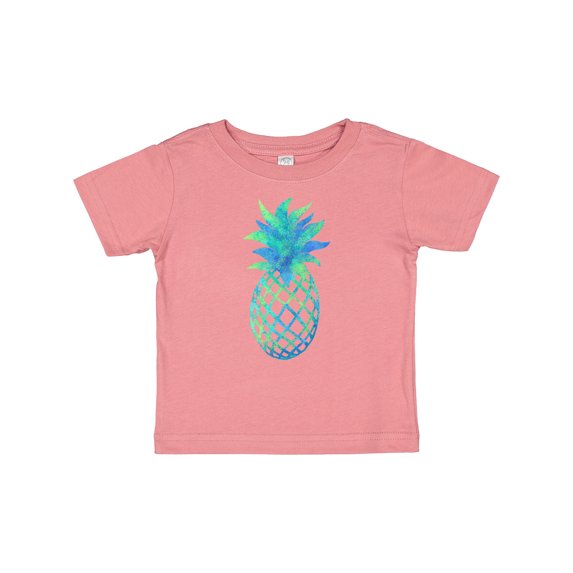 Inktastic Blue and Green Pineapple Boys or Girls Baby T-Shirt