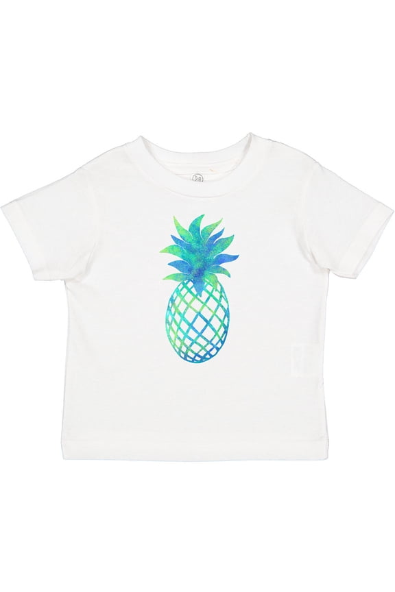 Blue and Green Pineapple Boys or Girls Baby T-Shirt