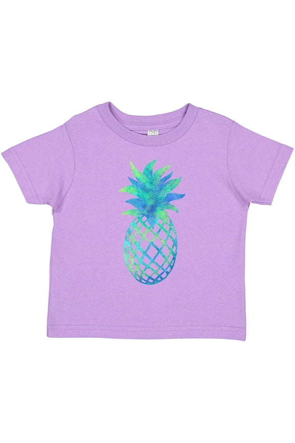Blue and Green Pineapple Boys or Girls Toddler T-Shirt