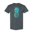 thumbnail image 1 of Inktastic Blue and Green Pineapple T-Shirt, 1 of 5