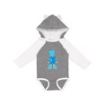 thumbnail image 1 of Inktastic Blue robot Boys or Girls Long Sleeve Baby Bodysuit, 1 of 5
