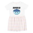 thumbnail image 1 of Inktastic Blueberries Cute Powered by Girls Toddler Dress, 1 of 5
