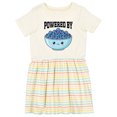 thumbnail image 1 of Inktastic Blueberries Cute Powered by Girls Toddler Dress, 1 of 5
