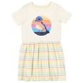 thumbnail image 1 of Inktastic Bluebird Bird Lover Birdwatcher Girls Toddler Dress, 1 of 5
