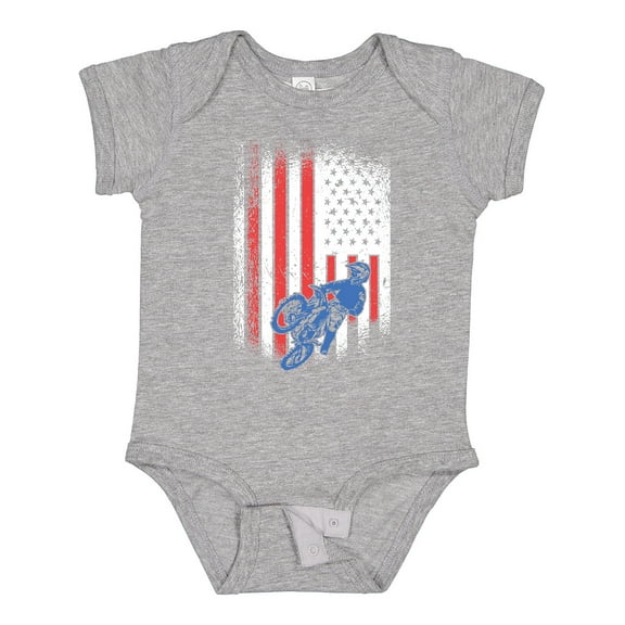 Inktastic Bmx Motocross Biking Boys Baby Bodysuit