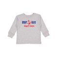 thumbnail image 1 of Inktastic Boat Hair Don't Care, Anchor, Sailing - Red Blue Boys or Girls Long Sleeve Toddler T-Shirt, 1 of 5