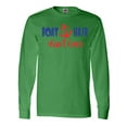 thumbnail image 1 of Inktastic Boat Hair Don't Care, Anchor, Sailing - Red Blue Long Sleeve T-Shirt, 1 of 5