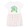 thumbnail image 1 of Inktastic Boba Tea Girl Girls Toddler Dress, 1 of 5