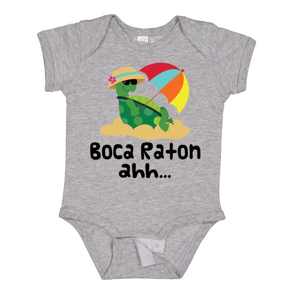 Inktastic Boca Raton Florida Girls Baby Bodysuit