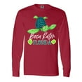 thumbnail image 1 of Inktastic Boca Raton, Florida Happy Sea Turtle Long Sleeve T-Shirt, 1 of 5