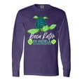 thumbnail image 1 of Inktastic Boca Raton, Florida Happy Sea Turtle Long Sleeve T-Shirt, 1 of 5