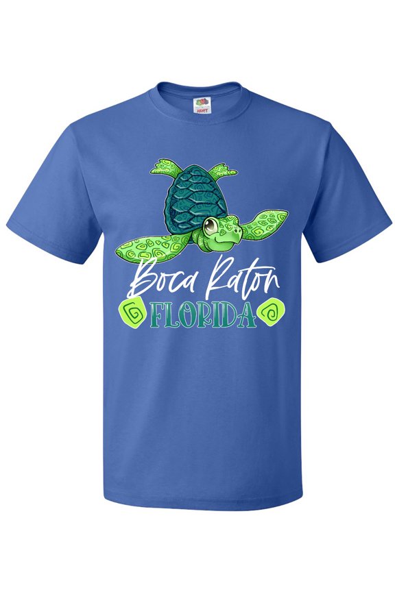 Boca Raton, Florida Happy Sea Turtle T-Shirt