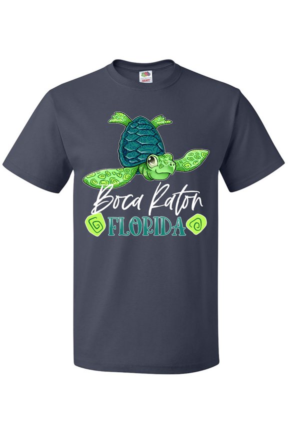 Boca Raton, Florida Happy Sea Turtle T-Shirt