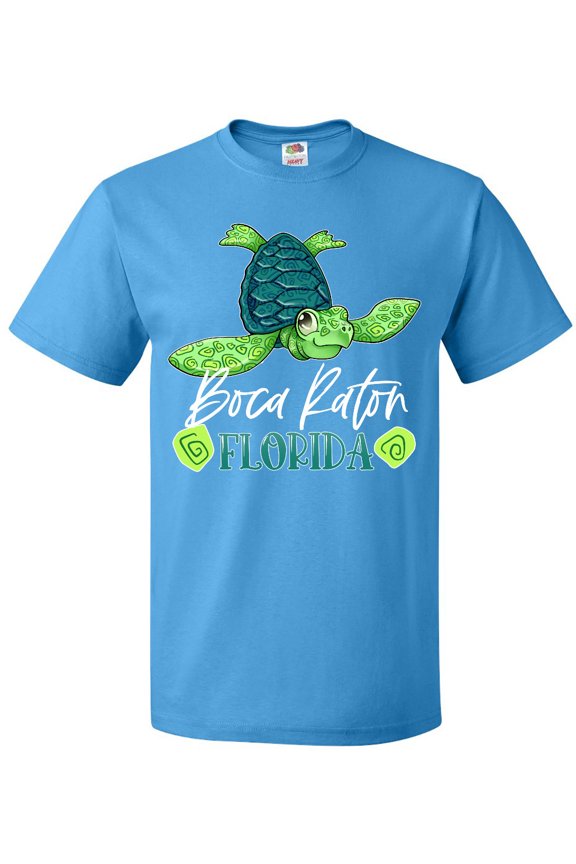 Boca Raton, Florida Happy Sea Turtle T-Shirt