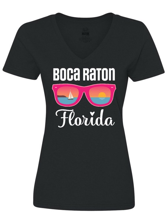 Boca Raton Florida Vacation Women's V-Neck T-Shirt
