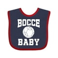 thumbnail image 1 of Inktastic Bocce Baby Boys or Girls Baby Bib, 1 of 4