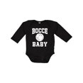 thumbnail image 1 of Inktastic Bocce Baby Boys or Girls Long Sleeve Baby Bodysuit, 1 of 5