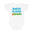 thumbnail image 1 of Inktastic Bocce Player in Training Boys or Girls Baby Bodysuit, 1 of 5