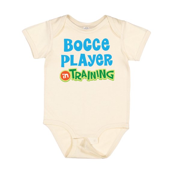 Inktastic Bocce Player in Training Boys or Girls Baby Bodysuit